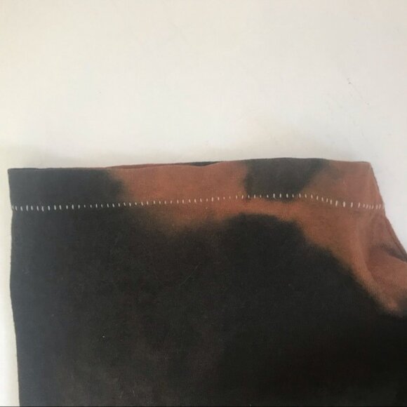 Screen Stars Vintage 80s Tiedye 3D Metallic Cotton T Shirt Oversized Paint Brown - Picture 8 of 16